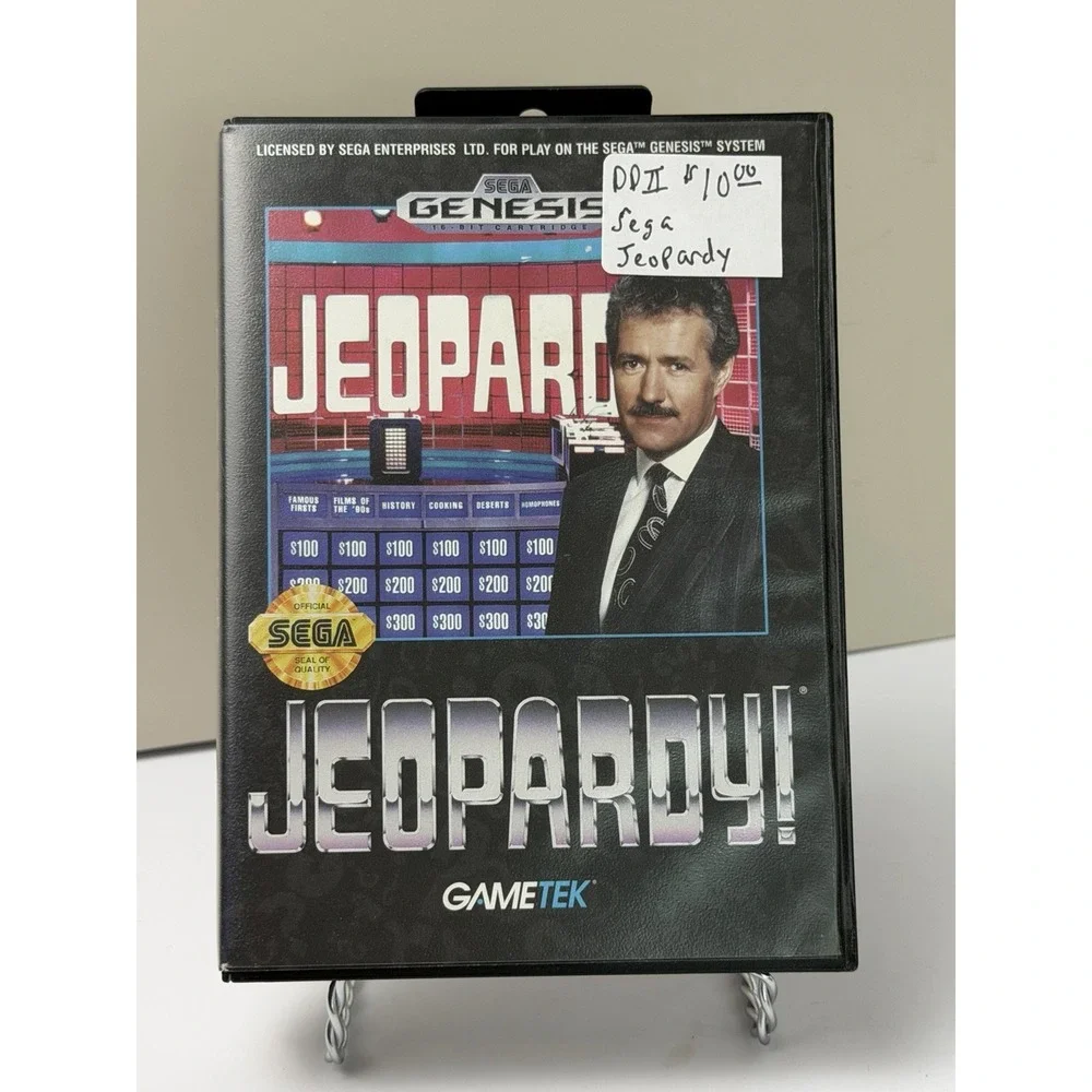 Jeopardy - Sega Genesis - 1993 - With Box & Instructions